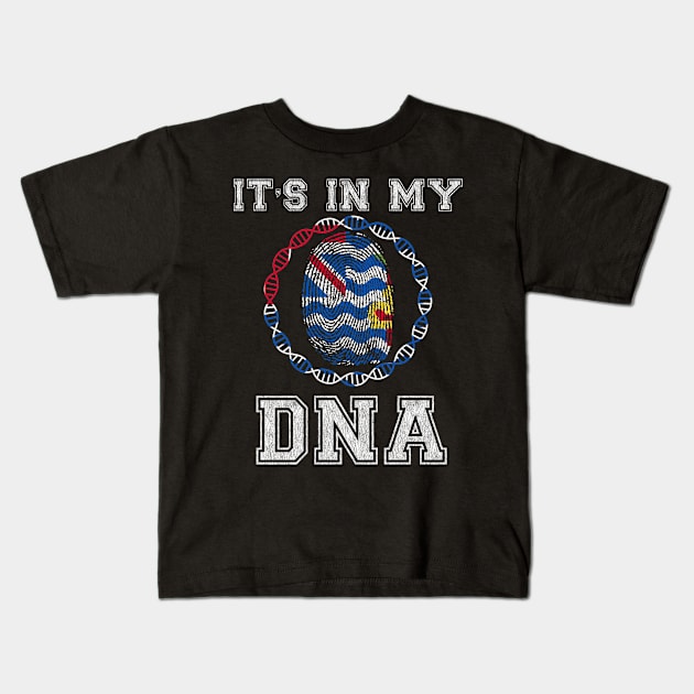 British Indian Ocean Territory  It's In My DNA - Gift for Biot From British Indian Ocean Territory Kids T-Shirt by Country Flags